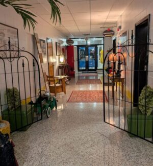 Former Escott PS Hallway A previous school hallway decorated with historical items