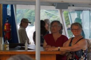 Vice President Pierre, Shauna Kingstone, President of Wolfe Island Historical Society, Wilhelmina, President Vice President Pierre, Shauna Kingstone, President of Wolfe Island Historical Society, Wilhelmina, President